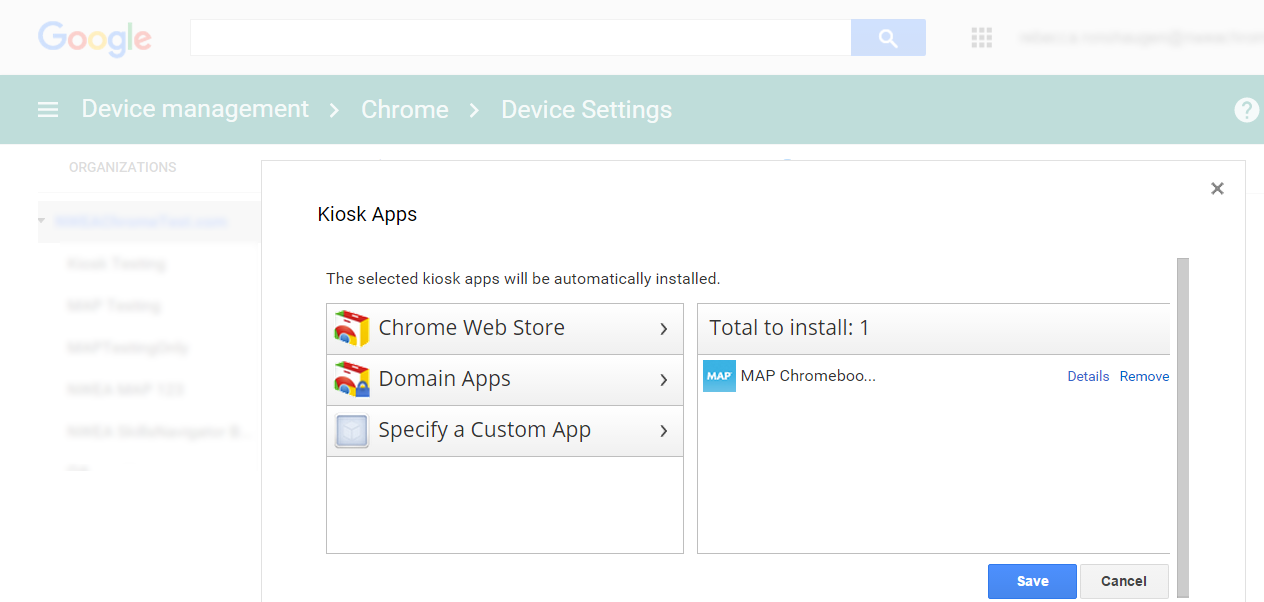 Chromebook Kiosk 